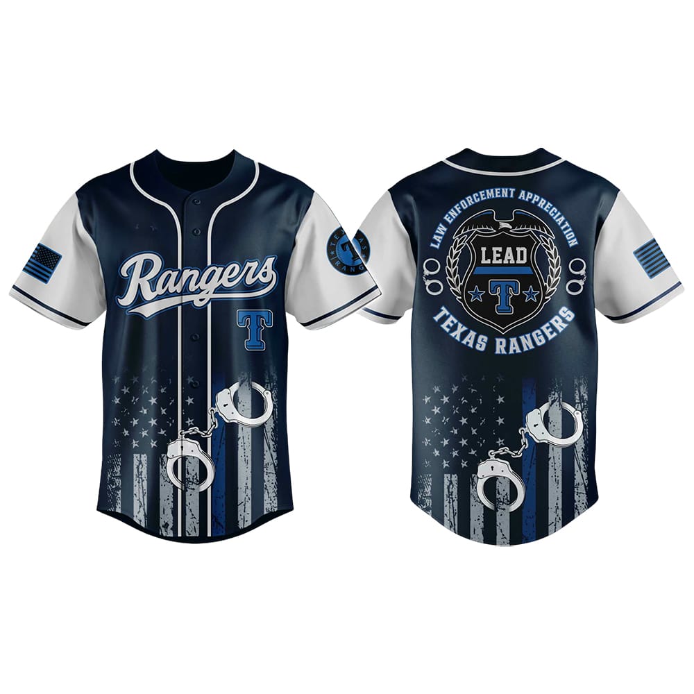 Rangers Law Enforcement Appreciation Day Jersey 2025 Rangers Law Enforcement Appreciation Day Jersey 2025