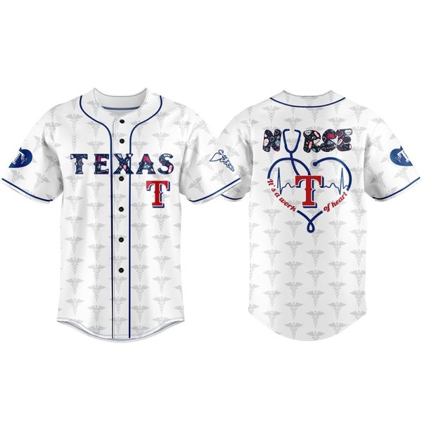 Rangers NURSES Baseball Jersey 2025