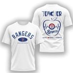 Rangers Teacher Appreciation Night Teach Love Inspire Shirt 2025