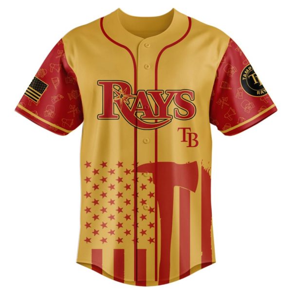 Rays Firefighter Appreciation Night Jersey 2025
