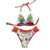 Read Across America Coquette Halter Bikini Set For Women