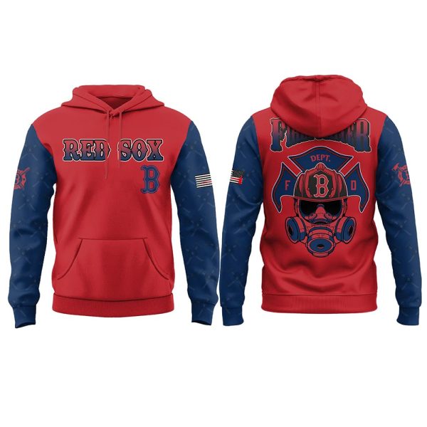Red Sox Firefighter Appreciation Day 2025 Hoodie