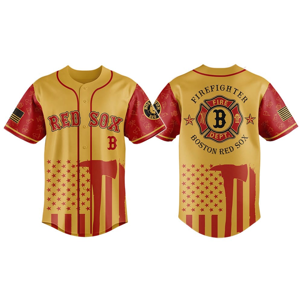 Red Sox Firefighter Appreciation Night Jersey 2025 Red Sox Firefighter Appreciation Night Jersey 2025