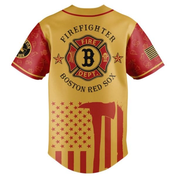 Red Sox Firefighter Appreciation Night Jersey 2025