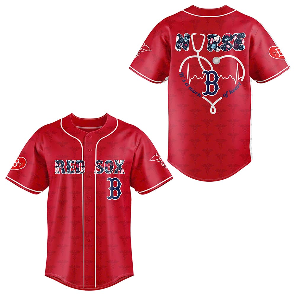 Red Sox NURSES Baseball Jersey 2025 Red Sox NURSES Baseball Jersey 2025