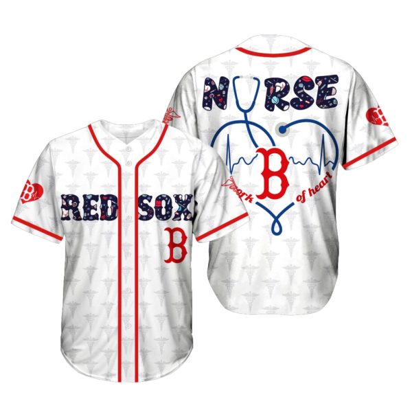 Red Sox Nurses Night Baseball Jersey 2025