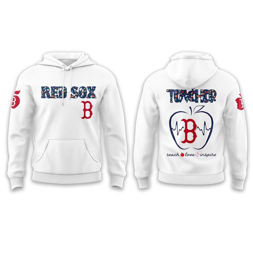 Red Sox TEACHER NIGHT Hoodie 2025 Red Sox TEACHER NIGHT Hoodie 2025