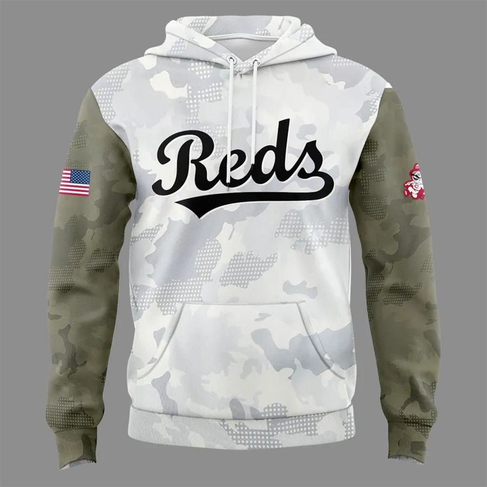 Reds Armed Forces Day Hoodie 2025 Reds Armed Forces Day Hoodie 2025