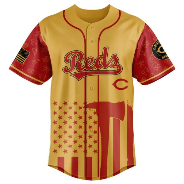 Reds Firefighter Appreciation Night Jersey 2025
