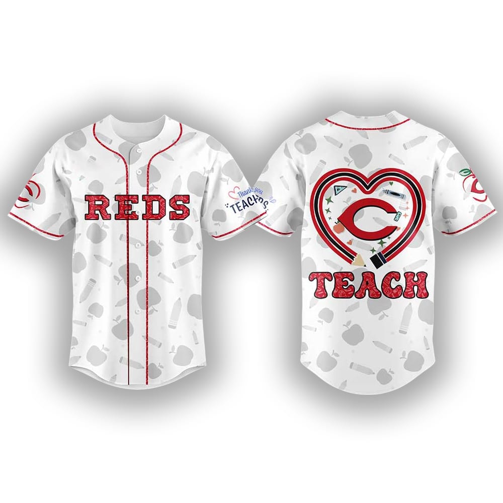 Reds Teacher Appreciation 2025 Jersey Reds Teacher Appreciation 2025 Jersey