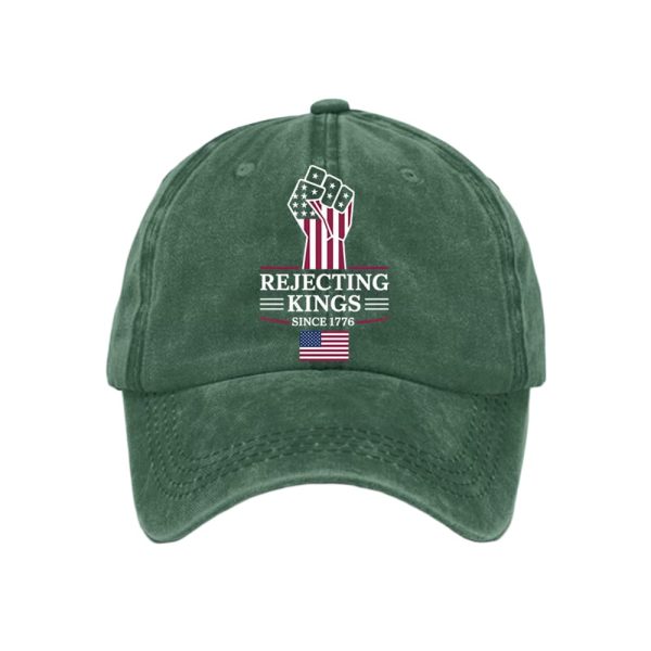 Reject Kings Since 1776 America Hat