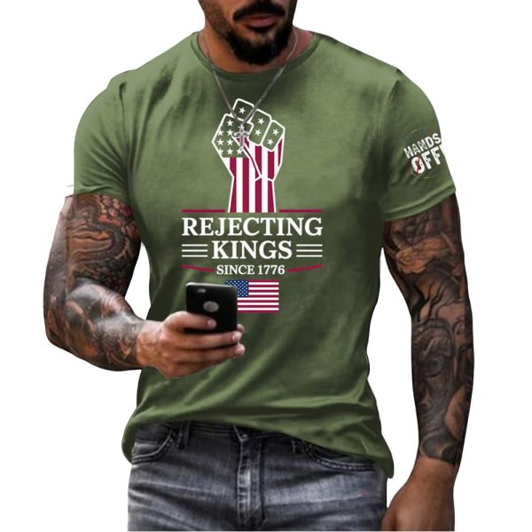 Rejecting Kings Since 1776 Hands Off Shirt