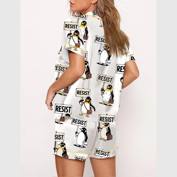 Resist Penguin Activism Anti Pajama Set