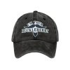 Retro I’m Your Huckleberry Print Baseball Cap