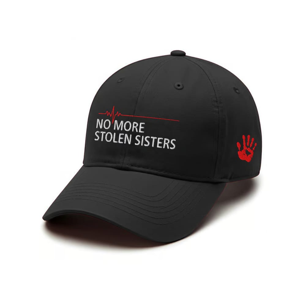 Retro MMIW Awareness No More Stolen Sisters Print Baseball Cap Retro MMIW Awareness No More Stolen Sisters Print Baseball Cap
