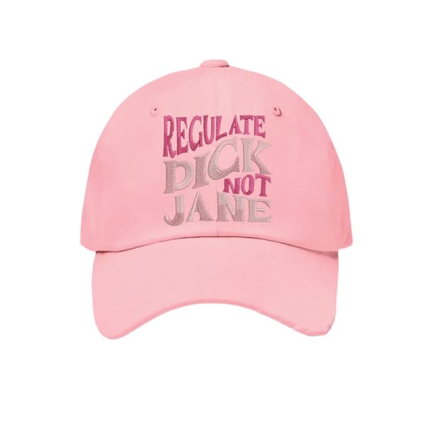 Retro Regulate Dick Not Jane Print Baseball Cap