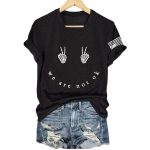 Retro Skeleton Hand We Are Not Ok Shirt