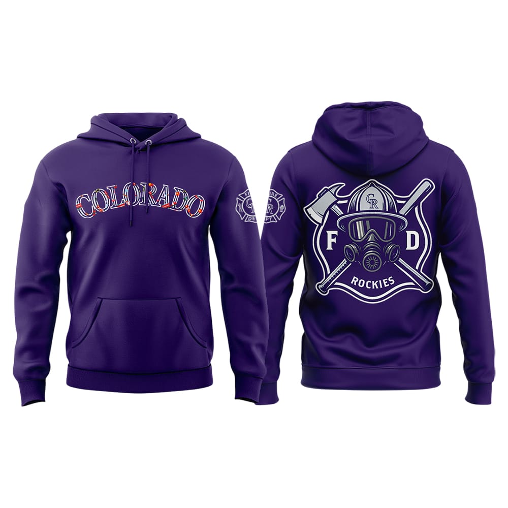 Rockies Firefighter Appreciation Night 2025 Hoodie Rockies Firefighter Appreciation Night 2025 Hoodie