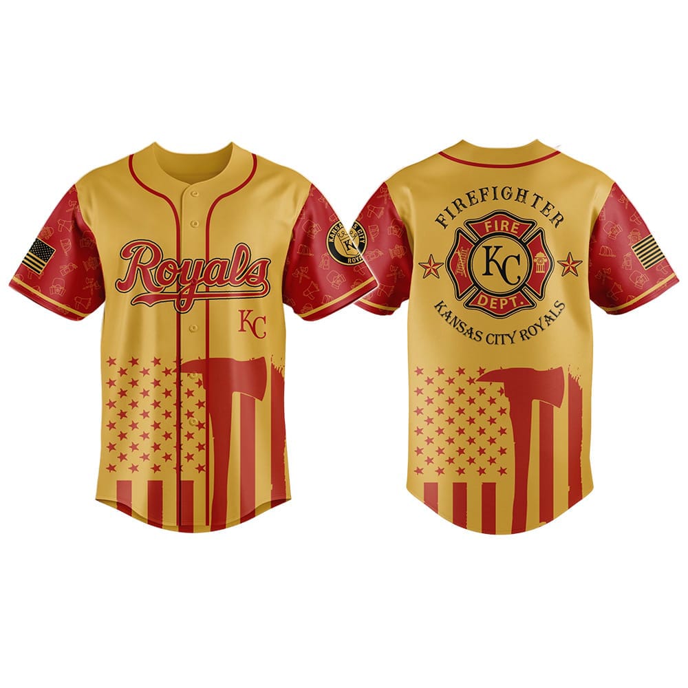 Royals Firefighter Appreciation Night Jersey 2025 Royals Firefighter Appreciation Night Jersey 2025