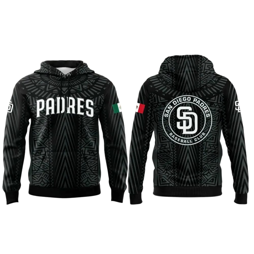 SD Padres Mexican Heritage Celebration Hoodie 2025 SD Padres Mexican Heritage Celebration Hoodie 2025