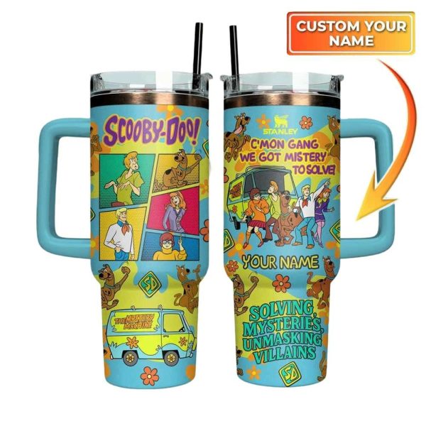 Scooby Doo Solving Mysteries Unmasking Villains Custom 40oz Tumbler