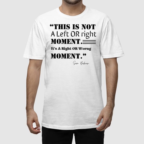 Senator Cory Booker This Is Not A Left Or Right Moment Shirt