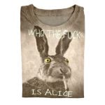 Smoking Bunny Who The Fuck Is Alice Shirt