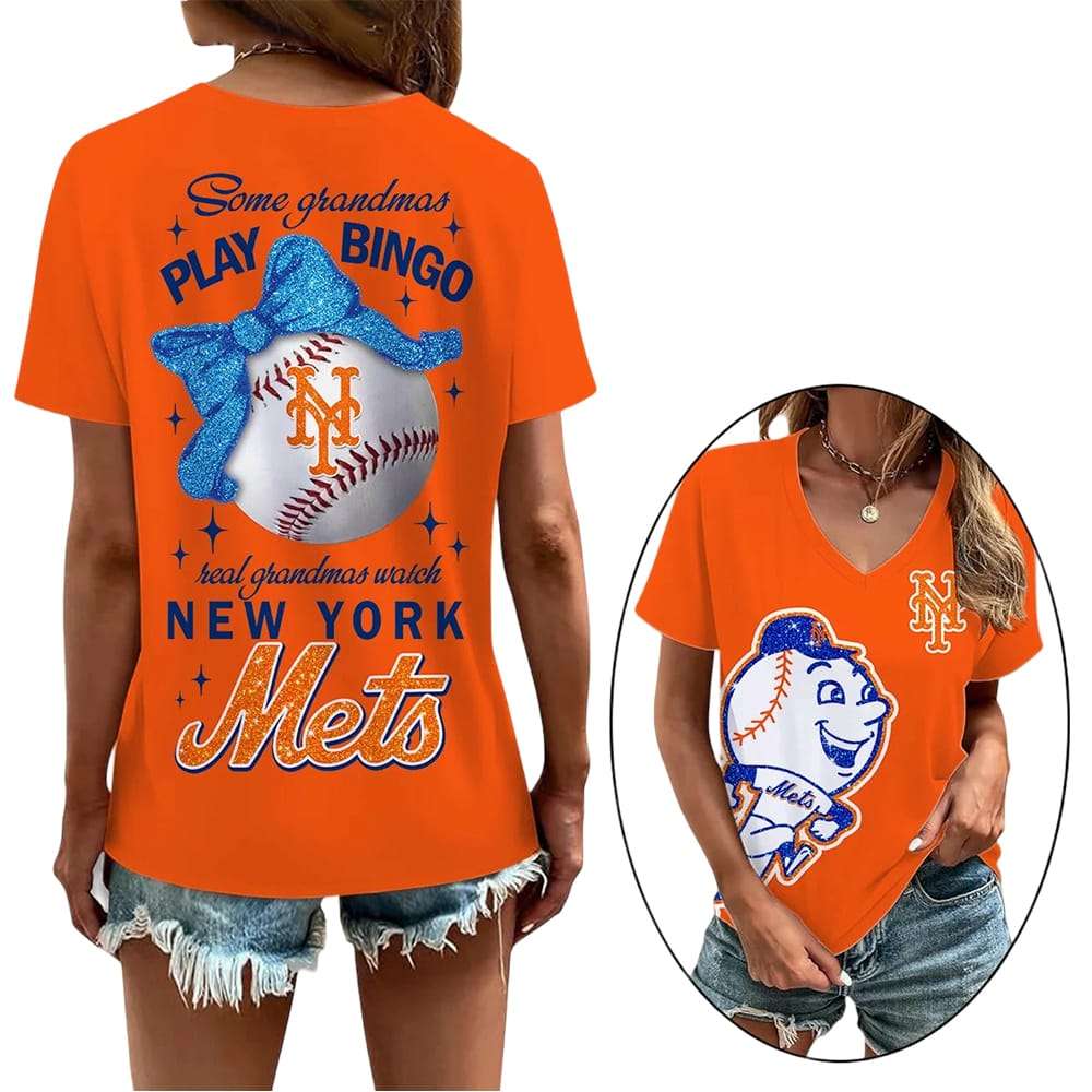 Some Grandmas Play Bingo Real Grandmas Watch Mets 3D Shirt Some Grandmas Play Bingo Real Grandmas Watch Mets 3D Shirt