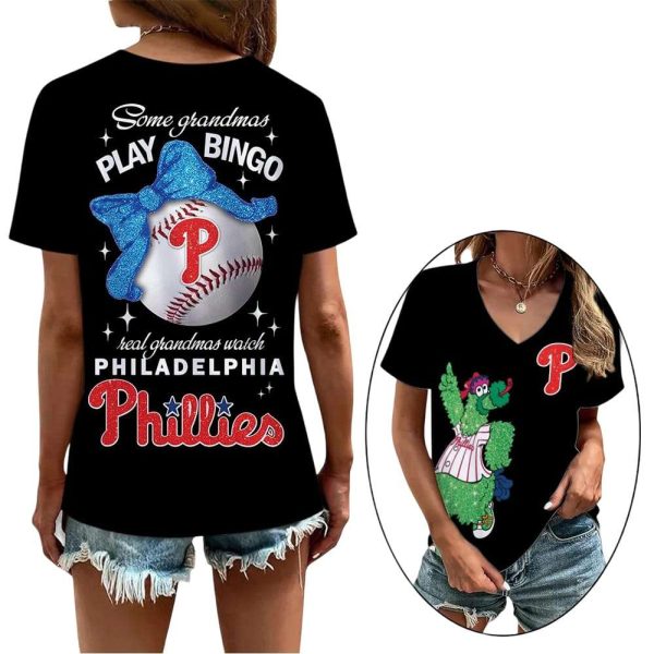 Some Grandmas Play Bingo Real Grandmas Watch Phillies 3D Shirt