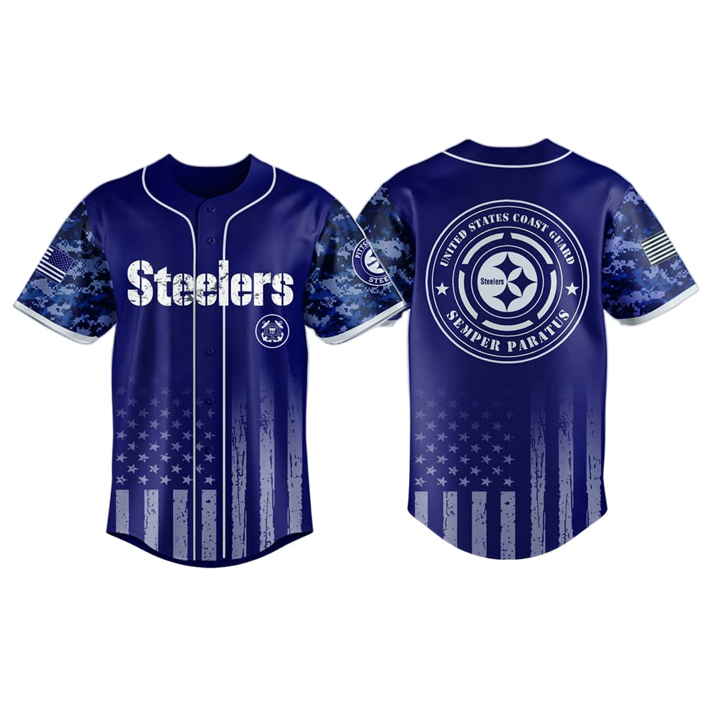 Steelers United States Coast Guard Military Appreciation Night Jersey 2025 Steelers United States Coast Guard Military Appreciation Night Jersey 2025