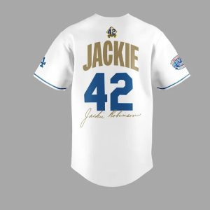 Dodgers Commemorating The Historic Career Jackie Robinson Jersey2