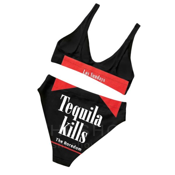 Tequila Kills The Boredom Two-Piece Bikini Set