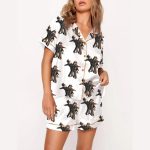The Punch Print Pajama Set