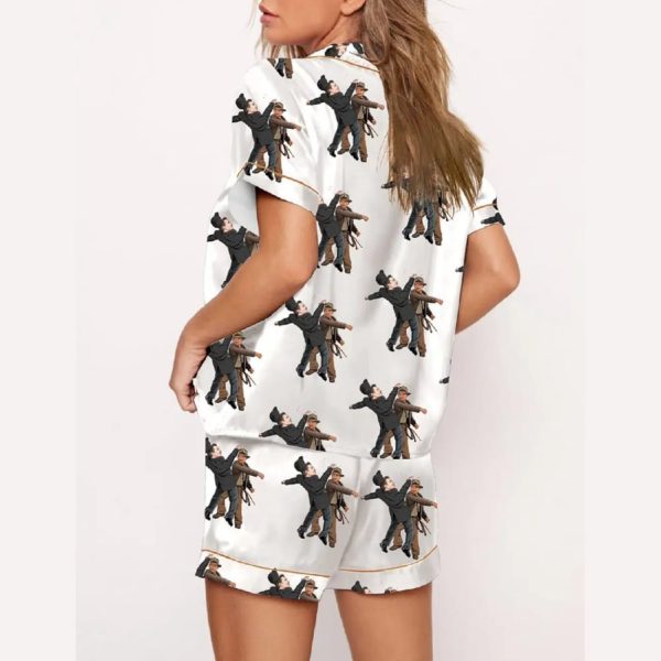 The Punch Print Pajama Set
