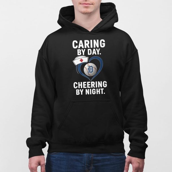 Tigers Caring By Day Cheering By Night Shirt