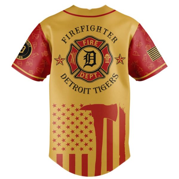 Tigers Firefighter Appreciation Night Jersey 2025