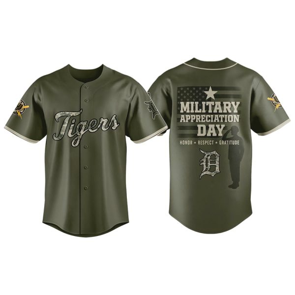 Tigers Military Appreciation Day Jersey 2025