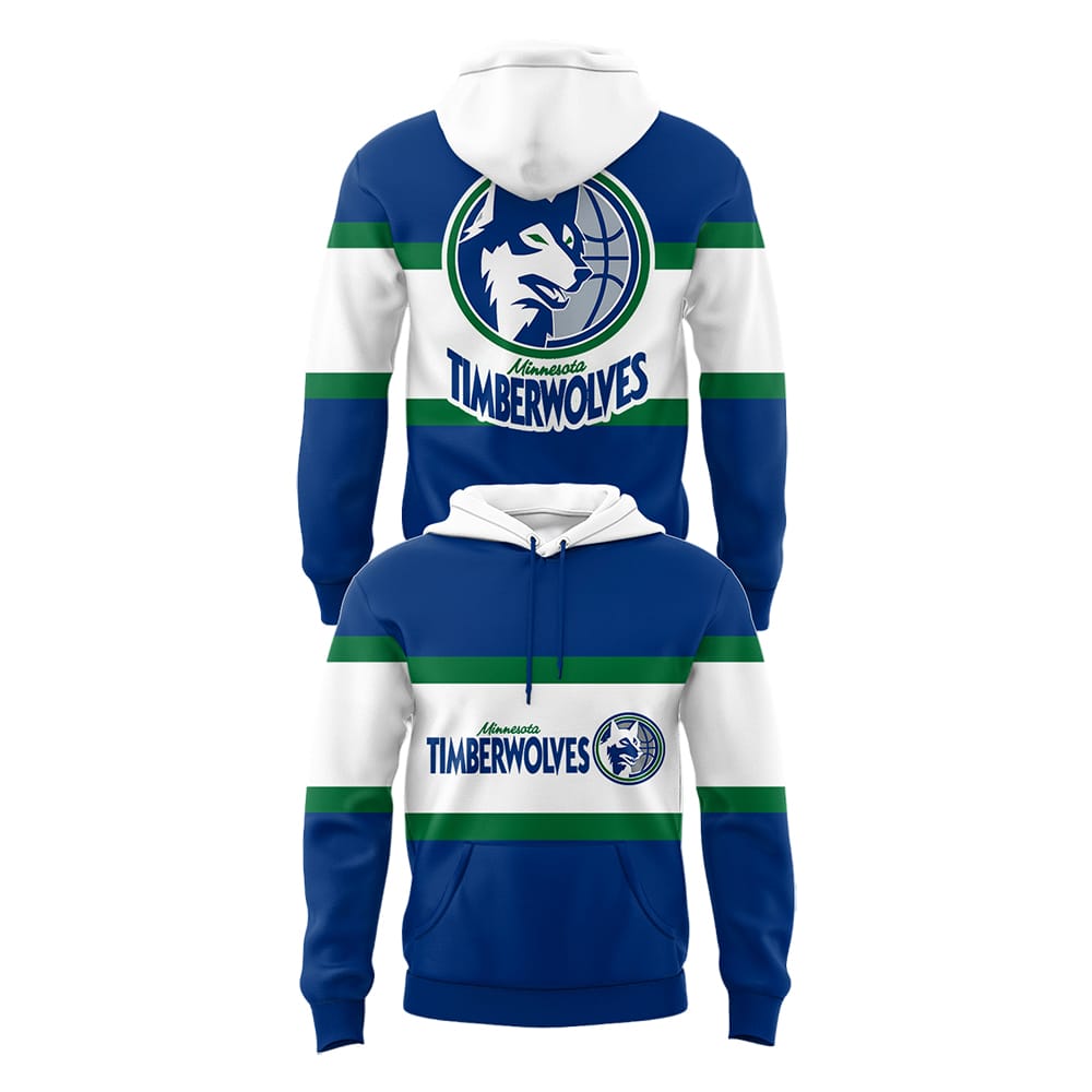Timberwolves 80s Retro Hoodie Timberwolves 80s Retro Hoodie