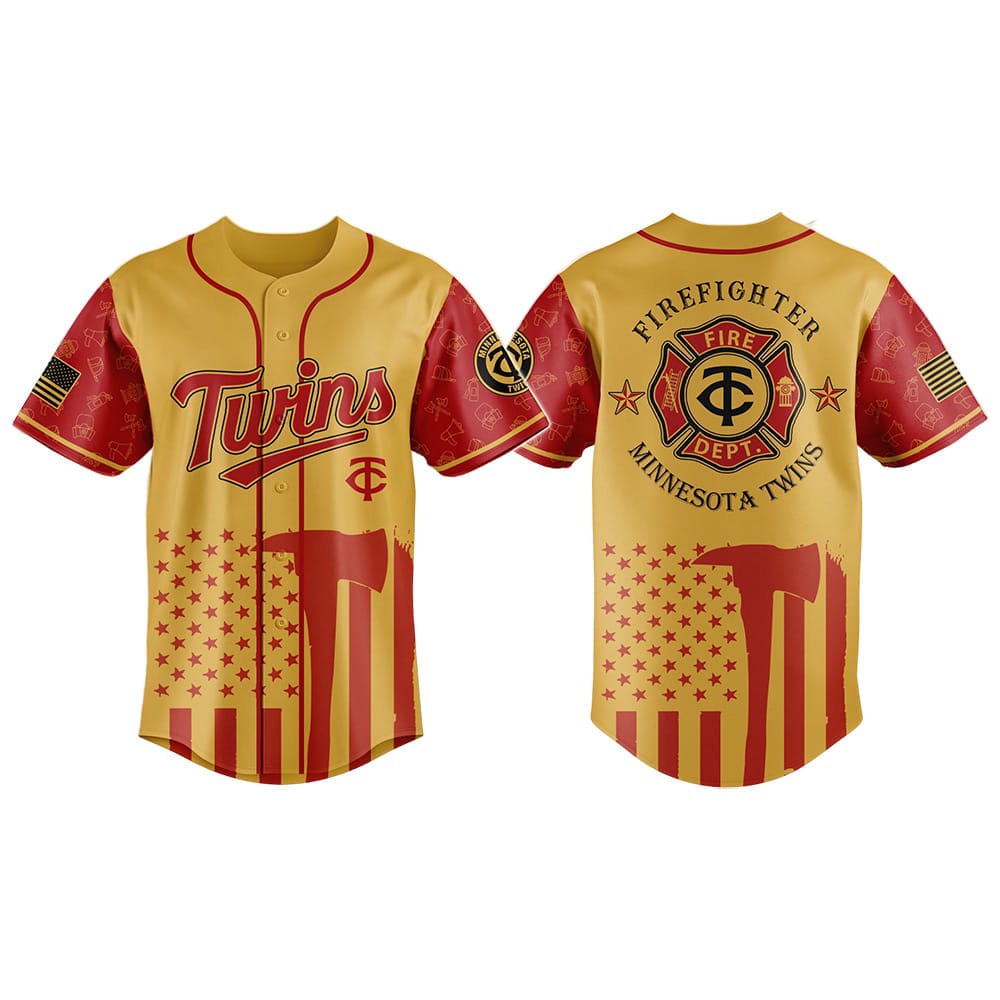 Twins Firefighter Appreciation Night Jersey 2025 Twins Firefighter Appreciation Night Jersey 2025