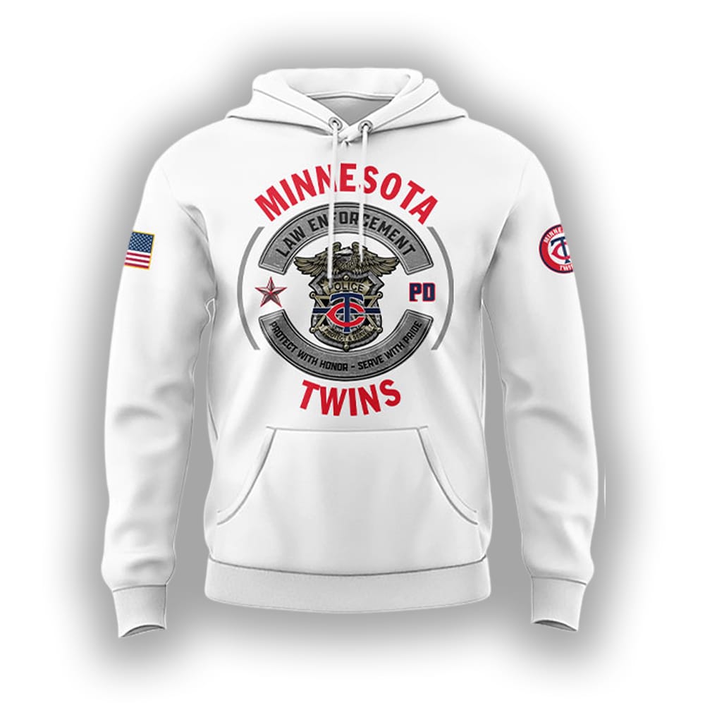 Twins National Law Enforcement Appreciation Day 2025 Hoodie Twins National Law Enforcement Appreciation Day 2025 Hoodie