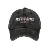 USA Jesus Saves Baseball Cap