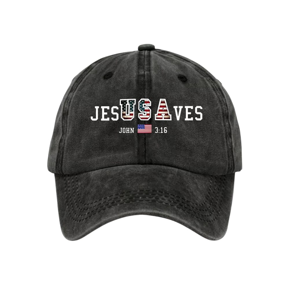 USA Jesus Saves Baseball Cap USA Jesus Saves Baseball Cap