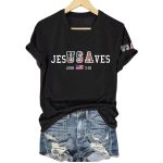 USA Jesus Saves John 3 16 Shirt