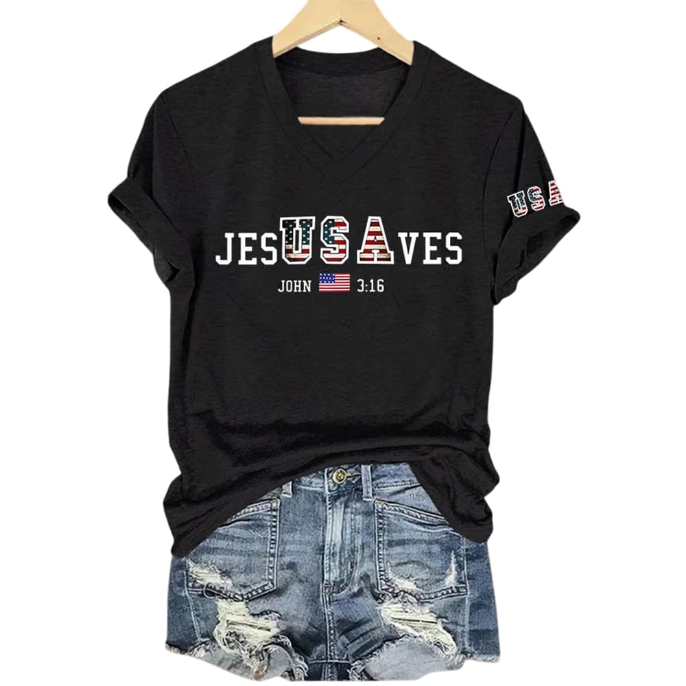 USA Jesus Saves John 3 16 Shirt USA Jesus Saves John 3 16 Shirt