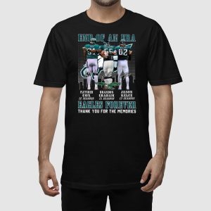 Cox Graham Kelce End Of An Era Eagles Forever Thank You For The Memories Shirt 2