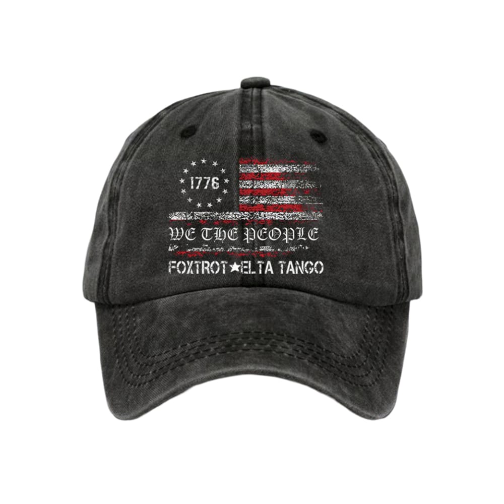 Unisex 1776 We The People Print Baseball Cap Unisex 1776 We The People Print Baseball Cap