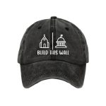 Unisex Build This Wall Print Baseball Cap