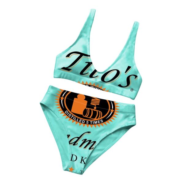 Vodka U-Neck Mid Rise Two-Piece Bikini Set