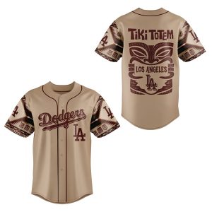 Dodgers x Native American Tiki Totem 2025 Jersey1