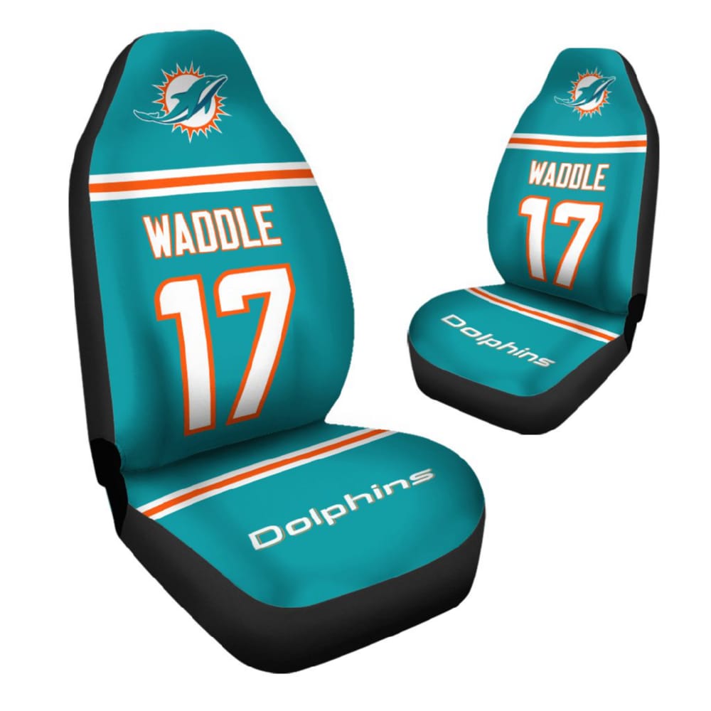 Waddle 17 Miami Football Car Seat Cover Waddle 17 Miami Football Car Seat Cover
